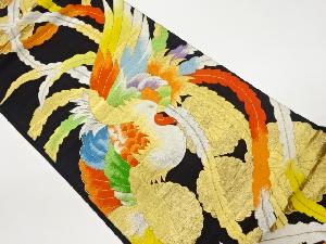 リサイクル　鳳凰模様織出し袋帯